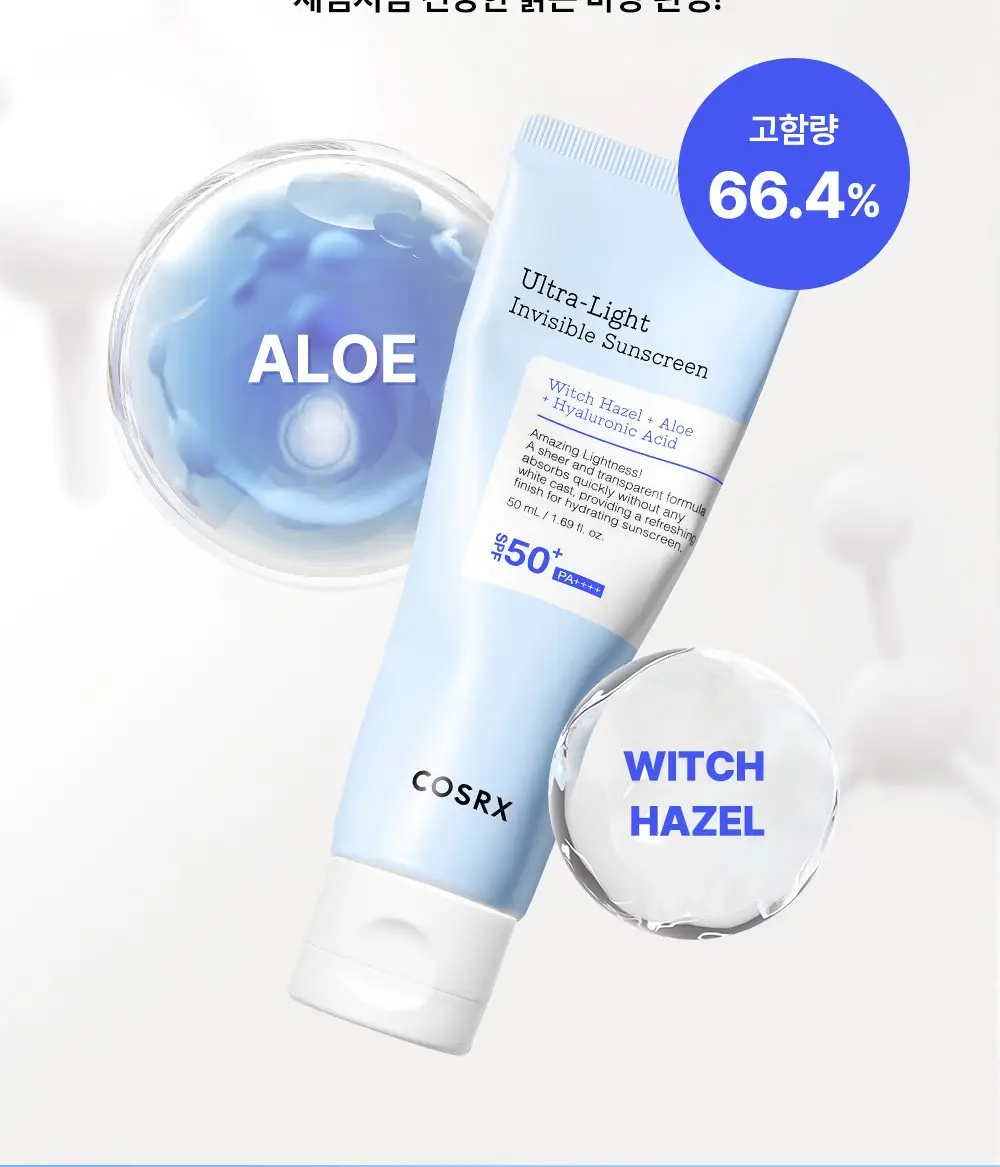 [단독기획] 코스알엑스 울트라 라이트 인비저블 선세럼 50ml 기획 (+15ml) 상세페이지 9